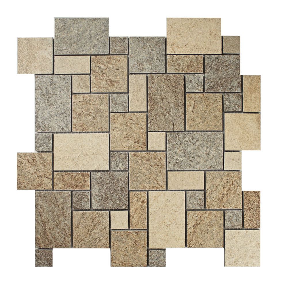 Mosaico OPUS ARDESIA-4  Sand Feinsteinzeugmosaik