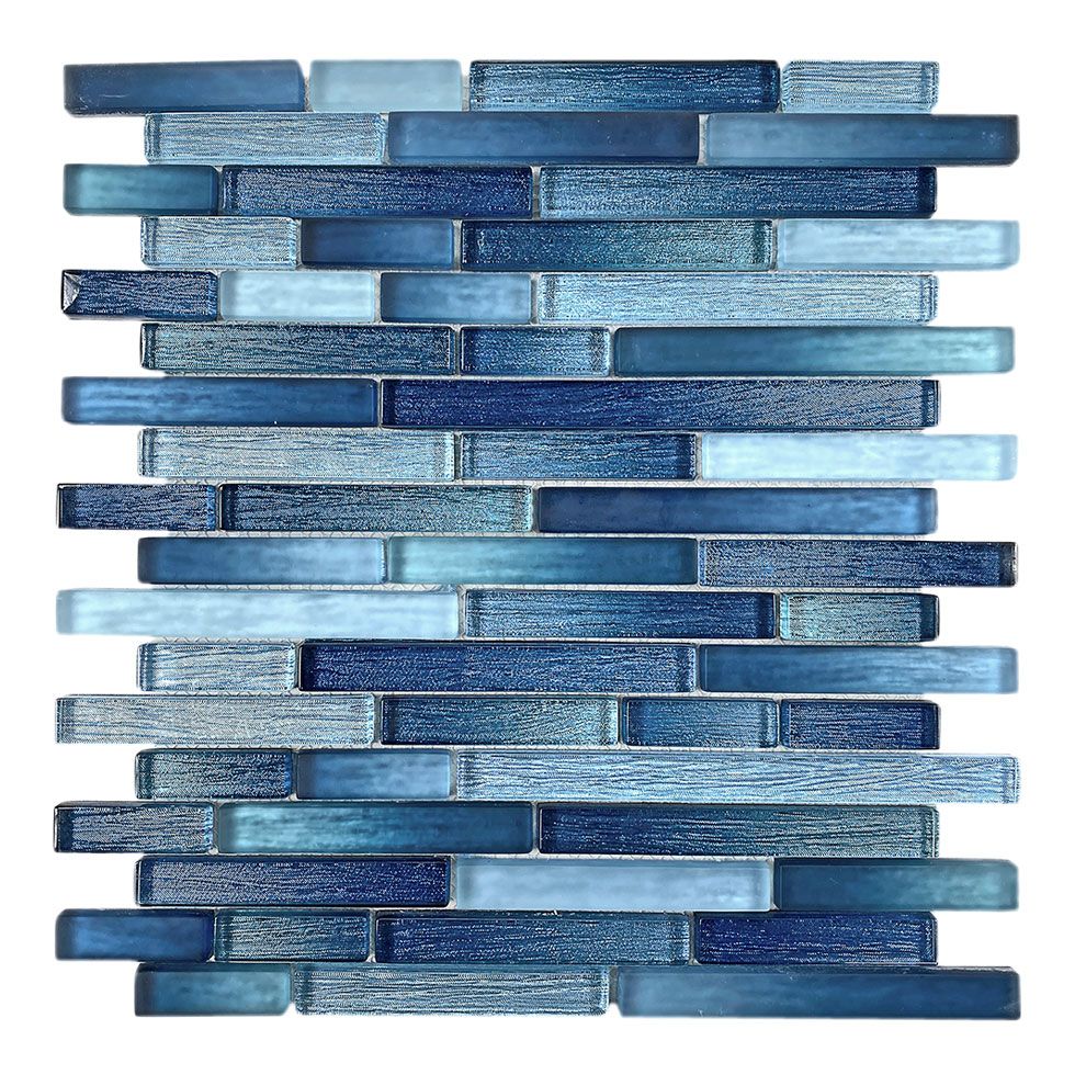 BRICK 1,5 LINO-2 blue Glasmosaik