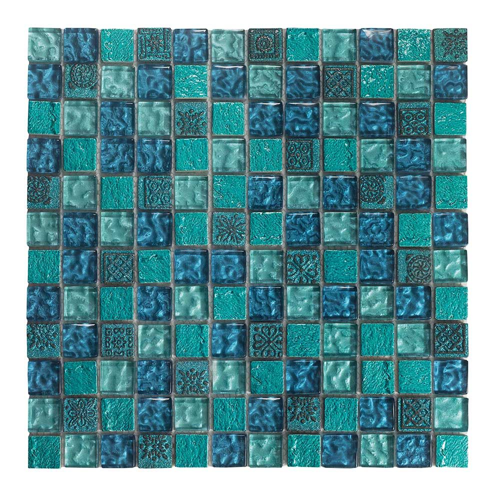 2,3x2,3 MIX-QAD acqua Material-Mix